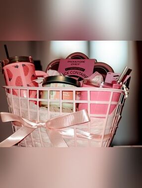 Pink Mother's Day Gift Basket
